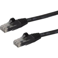 CABLE DE RED ETHERNET 1M CAT6 RJ45 SNAGLESS GIGABIT NEGRO