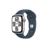 Apple Watch Se Con Gps + Cellular Pantalla Retina 44Mm, Wi-Fi, Bluetooth, Watchos, Color Plata, Correa Deportiva Azul Tormenta APPLE