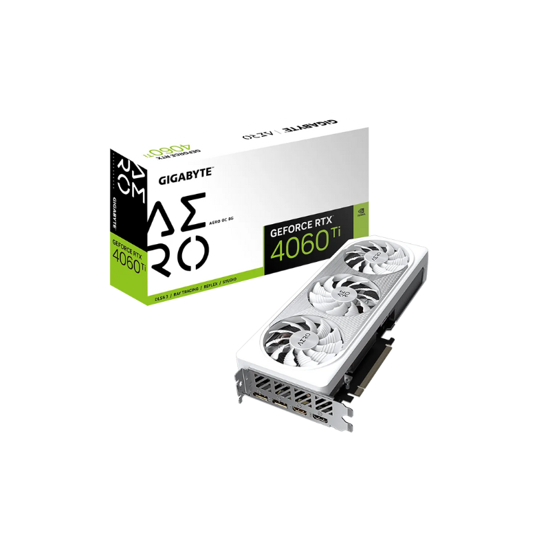 Tarjeta De Video Gigabyte Nvidia Geforce Rtx 4060 Ti Aero Oc 8G, 8Gb 128-Bit Gddr6, Pci Express 4.0 GIGABYTE