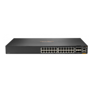 Switch Aruba Gigabit Ethernet Cx 6200F, 24 Puertos Poe 10/100/1000Mbps + 4 Puertos Sfp+, 370W, 128 Gbit/S, 32.768 Entradas - Adm