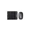 Teclado Combo Wireless Multimedia Negro Brobotix BROBOTIX