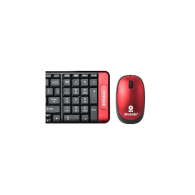 Teclado Combo Wireless Multimedia Rojo Brobotix BROBOTIX