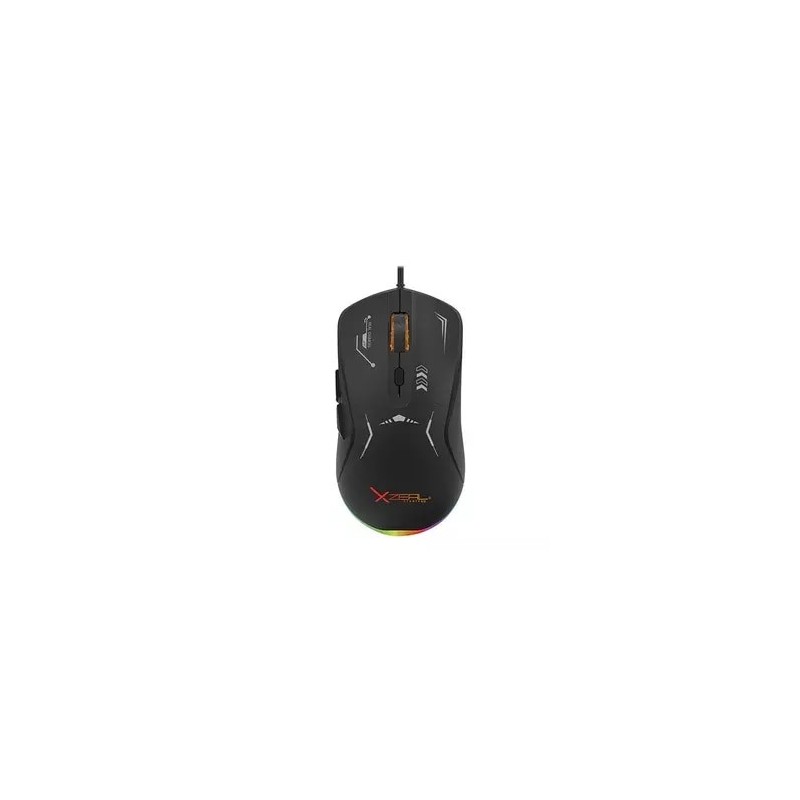 Mouse Gamer Xzeal Starter 7200 Dpi 6 Botones Rgb Negro XZEAL