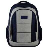 Mochila De Poliéster Pc-084198 Para Laptop 17", Azul/Gris PERFECT CHOICE