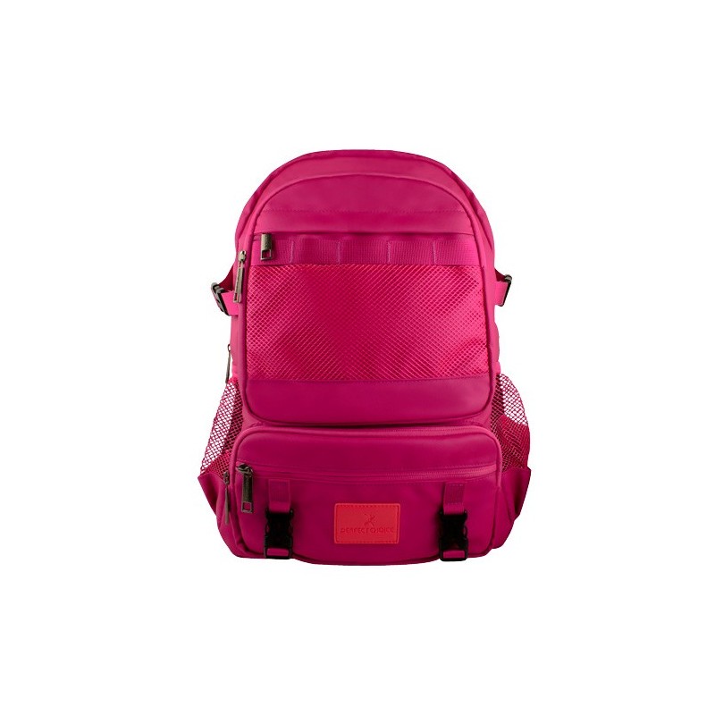 Mochila De Poliéster Nomad Para Laptop 17", Magenta PERFECT CHOICE