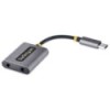 Divisor Usb-C Macho 2X 3.5Mm Hembra, Gris Startech Splitter STARTECH