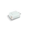 Cargador Para Pared Au-350 Quick Charge 3.0A Pd 20W Usb A Y Tipo C Blanco VORAGO VORAGO