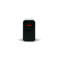 Cargador Para Pared Au-350 Quick Charge 3.0A Pd 20W Usb A Y Tipo C Negro VORAGO VORAGO