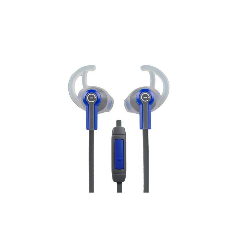 Audifonos Deportivos In-Ear Con Microfono (Azul/Gris) EASY LINE