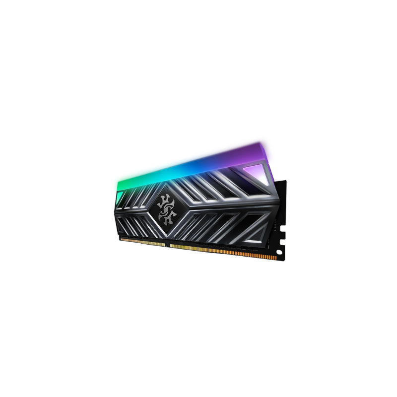 Memoria RAM Spectrix D41 XPG RGB Titanio DDR4, 3200MHz, 16GB, CL16, XMP XPG