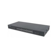 Switch Intellinet Gigabit Ethernet 561044, 24 Puertos 10/100/1000Mbps + 2 Puertos SFP, 52 Gbit/s, 8192 Entradas - No Administrab 