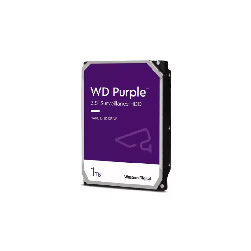 Disco Duro para Videovigilancia Western Digital WD Purple 3.5, 1TB, SATA III, 6 Gbit/s, 64MB Caché 