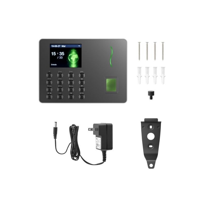Steren Control de Acceso y Asistencia Biométrico CLK-960, 1000 Huellas/Contraseñas, Wi-Fi 