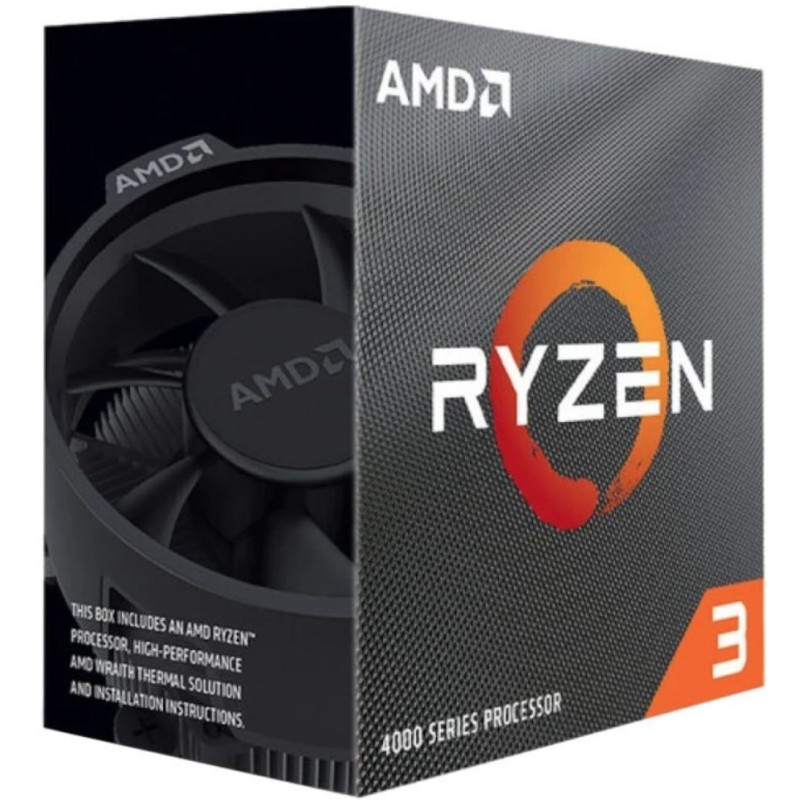 Procesador AMD Ryzen 3 4100, S-AM4, 3.80GHz, Quad-Core, 4MB L3, con Disipador Wraith Stealth - 