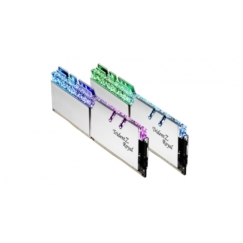 Memoria RAM G.Skill Trident Z Royal DDR4, 4000MHz, 16GB (2 x 8GB), Non-ECC, CL18, XMP, Blanco 