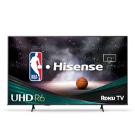 Pantalla Smart TV Hisense LED R6E4 75", 4K Ultra HD, Negro 