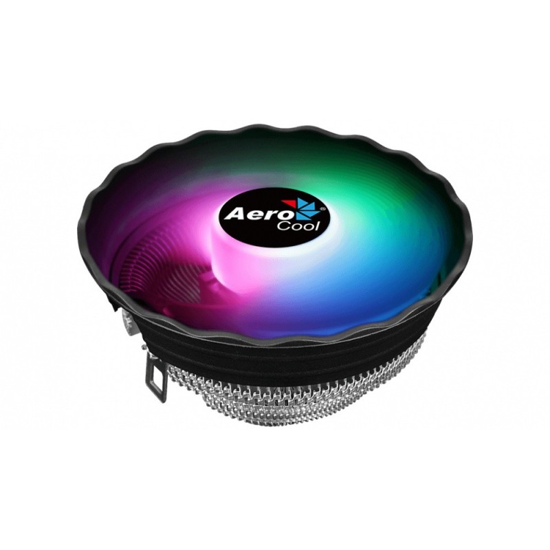 Ventilador Aerocool Air Frost Plus LED RGB, 124mm, 1500RPM, Negro 