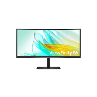 Monitor Samsung ViewFinity S6, 34" Ultra Wide QHD, HDMI, DisplayPort, Curvo SAMSUNG