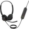 Auriculares Jabra USB-A compatibles con Microsoft Teams y unidad de control de llamadas en linea 