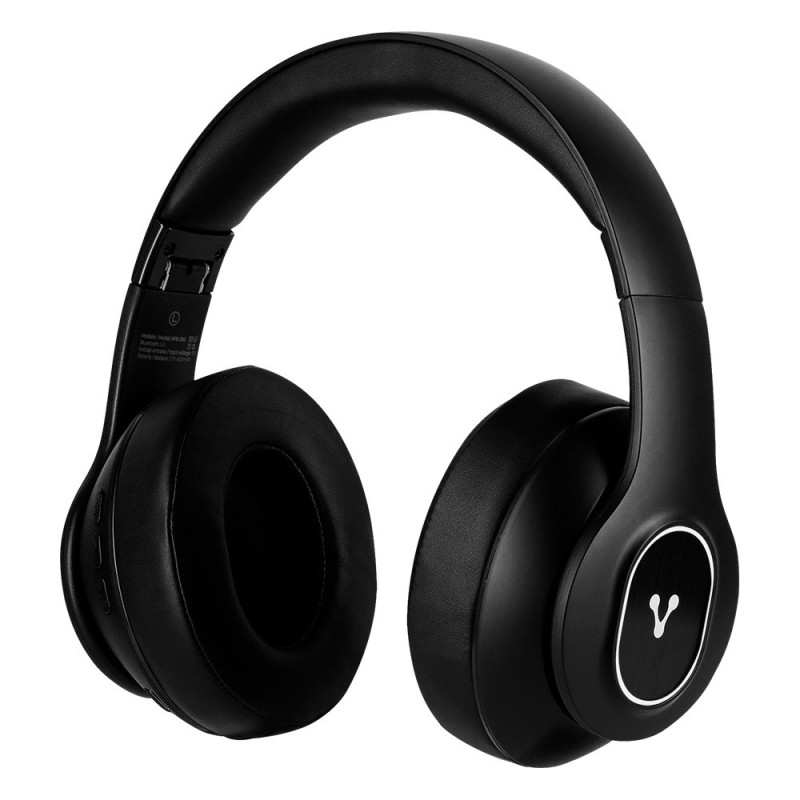 Audifonos Con Microfono Vorago HPb-350, Bluetooth, Inalambrico, Negro 