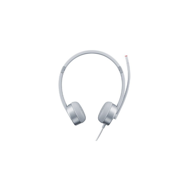 Lenovo Auriculares Stereo Analog 100, Alambrico, 3.5mm, Plata 