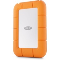 Ssd Externo Lacie Rugged Mini Ssd, 1tb, Usb C, Naranja/Plata 