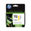 Cartucho HP Designjet 712 Amarillo Original, 29 Ml - 3 Piezas 