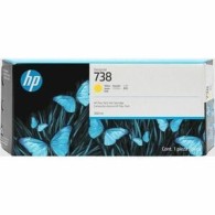 Cartucho HP 738 Amarillo 300ml Tinta Amplio Formato 676m8a 