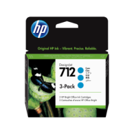 Cartucho HP Designjet 712 Cian Original, 29 Ml - 3 Piezas 