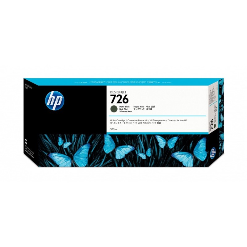 Cartucho HP 726 Negro Original 300ml 