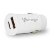 Cargador Para Auto Vorago Au-305, 20w, 1x Usb-C/1x Usb-A, Blanco 