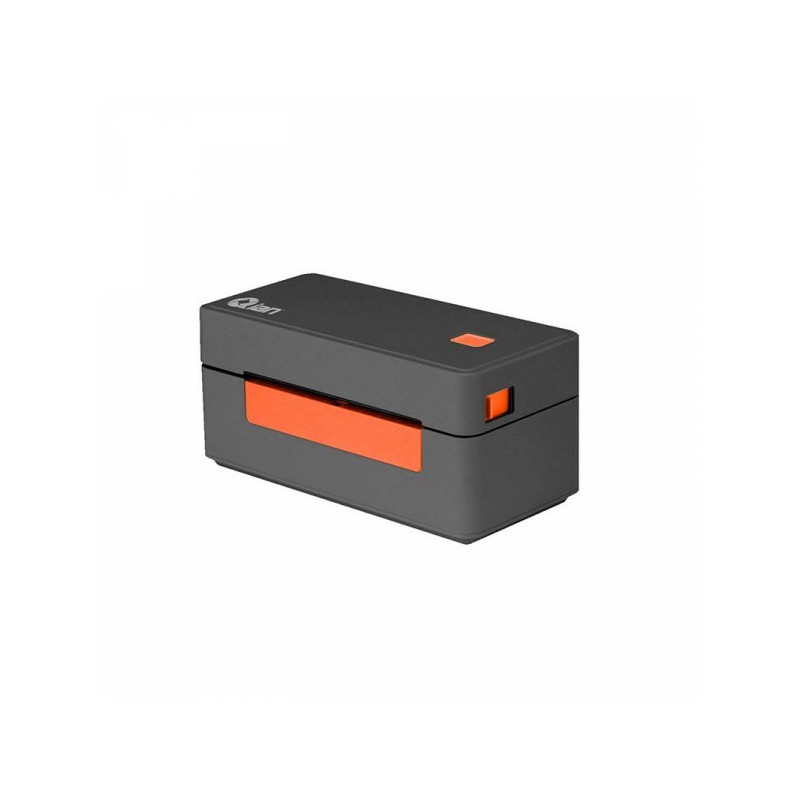 Impresora De Etiquetas QIAN Qop-T18ub-Le, Termica Directa, 203 X 203 Dpi, Usb, Negro/Naranja 