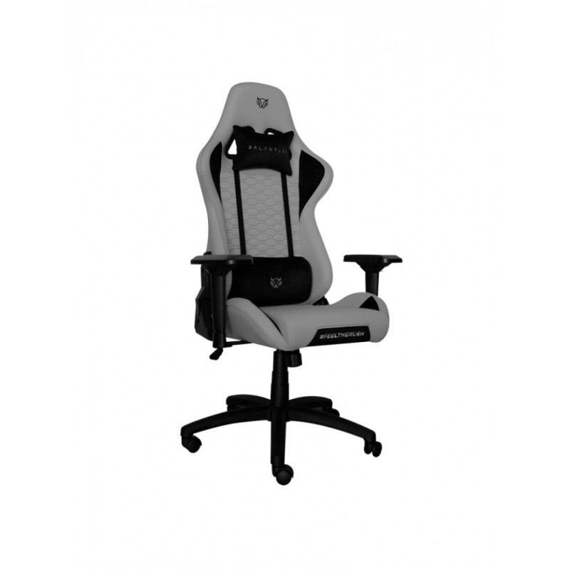 Silla Gamer Balam Rush Thunder Rush 2, Hasta 150kg, Gris/Negro 