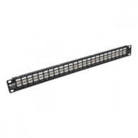 Panel De Parcheo Tripp Lite De Paso Directo Cat5e/Cat6, 24 Puertos Rj-45, 1u, Negro 