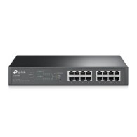 Switch Tp-Link Gigabit Ethernet Tl-Sg1016pe, 16 Puertos 10/100/1000 Mbps, 32 Gbit/S, 8000 Entradas - Administrable 