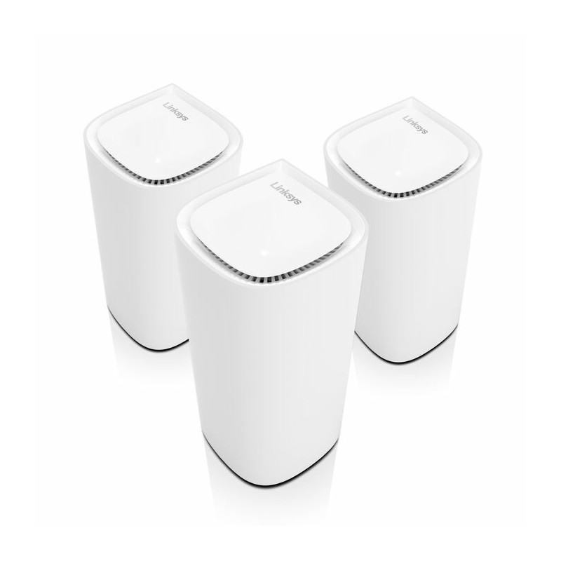 Router Linkys Con Sistema De Red Wi-Fi En Malla Velop Pro 6e, 2400mbit/S, 2.4/6ghz - 3 Piezas 