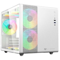 Gabinete Balam Rush Tank Mini Gi930 Ventana, Mini-Tower, Itx/Mini-Atx, Usb 3.0/C, Sin Fuente, 3 Ventiladores Argb Instalados 