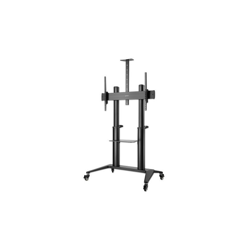 Manhattan Soporte Movil De Piso 462341 Para Pantalla 70" - 120", Hasta 140kg, Negro 