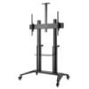 Manhattan Soporte Movil De Piso 462341 Para Pantalla 70" - 120", Hasta 140kg, Negro 