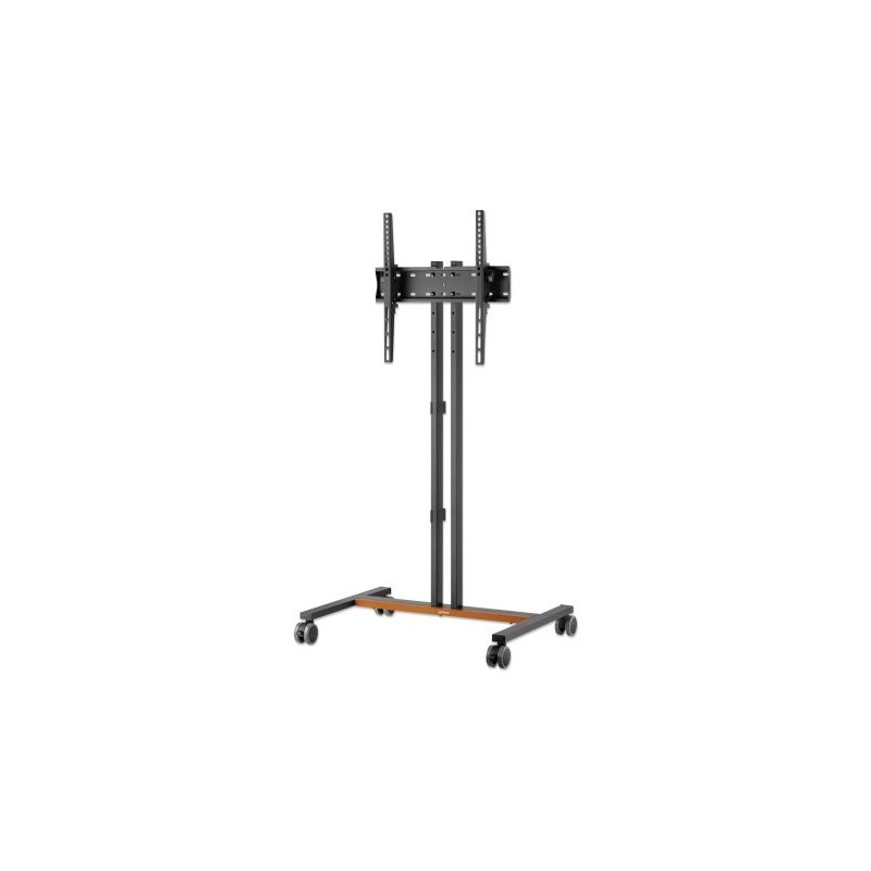 Manhattan Soporte Movil De Piso 462068 Para Pantalla 34" - 55", Hasta 35kg, Negro 