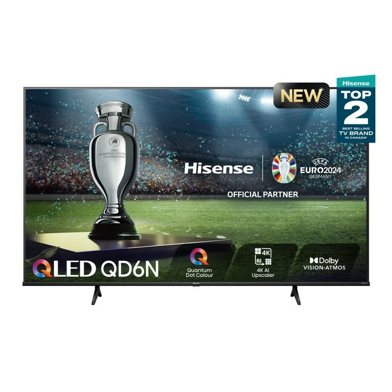 Smart Tv Hisense Qled 65qd6n 65", 4k Ultra Hd, Negro 