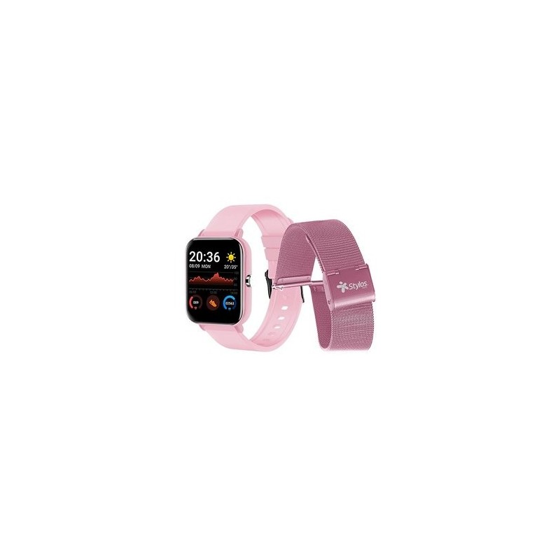 Smartwatch Stylos Sw2 Touch/ Bt 4.0 /Podometro/Correa Metalica/Ros 