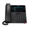 Telefono IP Polycom VVX 450, Pantalla LCD de 4.3", hasta 12 lineas, Color Negro 