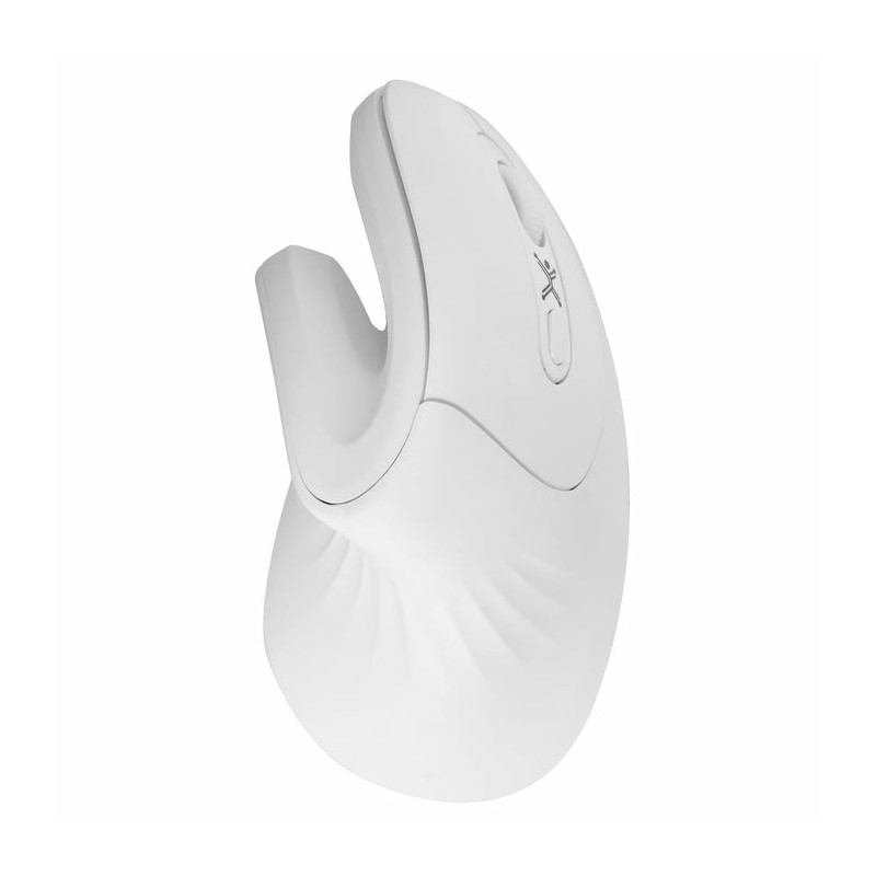 Mouse Ergonomico Perfect Choice optico Snouse, Inalambrico, Usb, 3200dpi, Blanco 