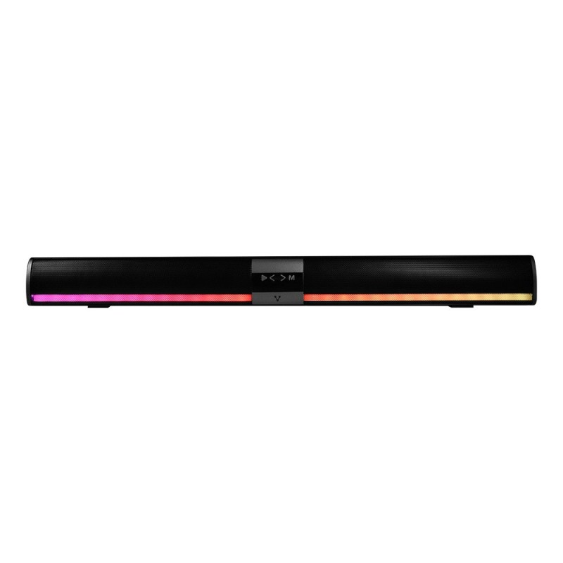 Barra De Sonido Vorago Bsp-450, Bluetooth, Alambrico/Inalambrico, 10w Rms, Usb, Negro 