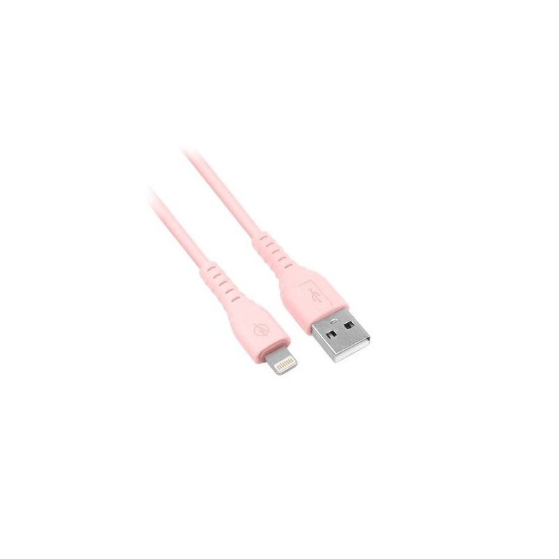 Cable Brobotix Usb A Macho - Lightning Macho, 1 Metro, Rosa 