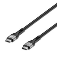 Manhattan Cable Usb-C Macho - Usb-C Macho, 2 Metros, Negro 