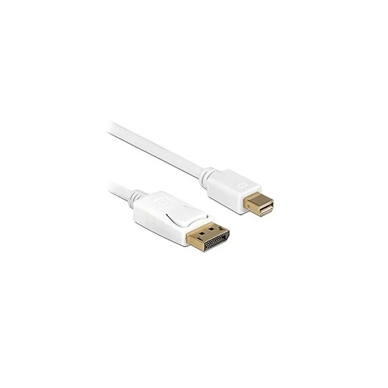 Cable Brobotix Displayport 1.2 Macho - Mini Displayport Macho, 1.8 Metros, Blanco 