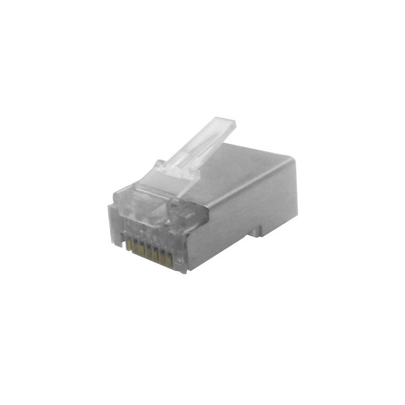 Conector Rj-45 Brobotix Cat5e, Transparente, 100 Piezas 