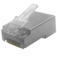 Conector Rj-45 Brobotix Cat5e, Transparente, 100 Piezas 